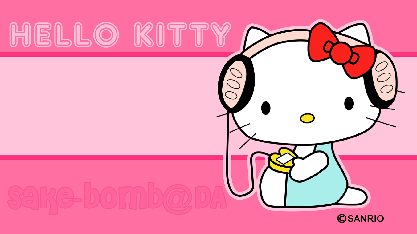 13242-cartoon Hello Kitty Hd Wallpaperz - Hello Kitty Desktop Wallpaper Hd - HD Wallpaper 