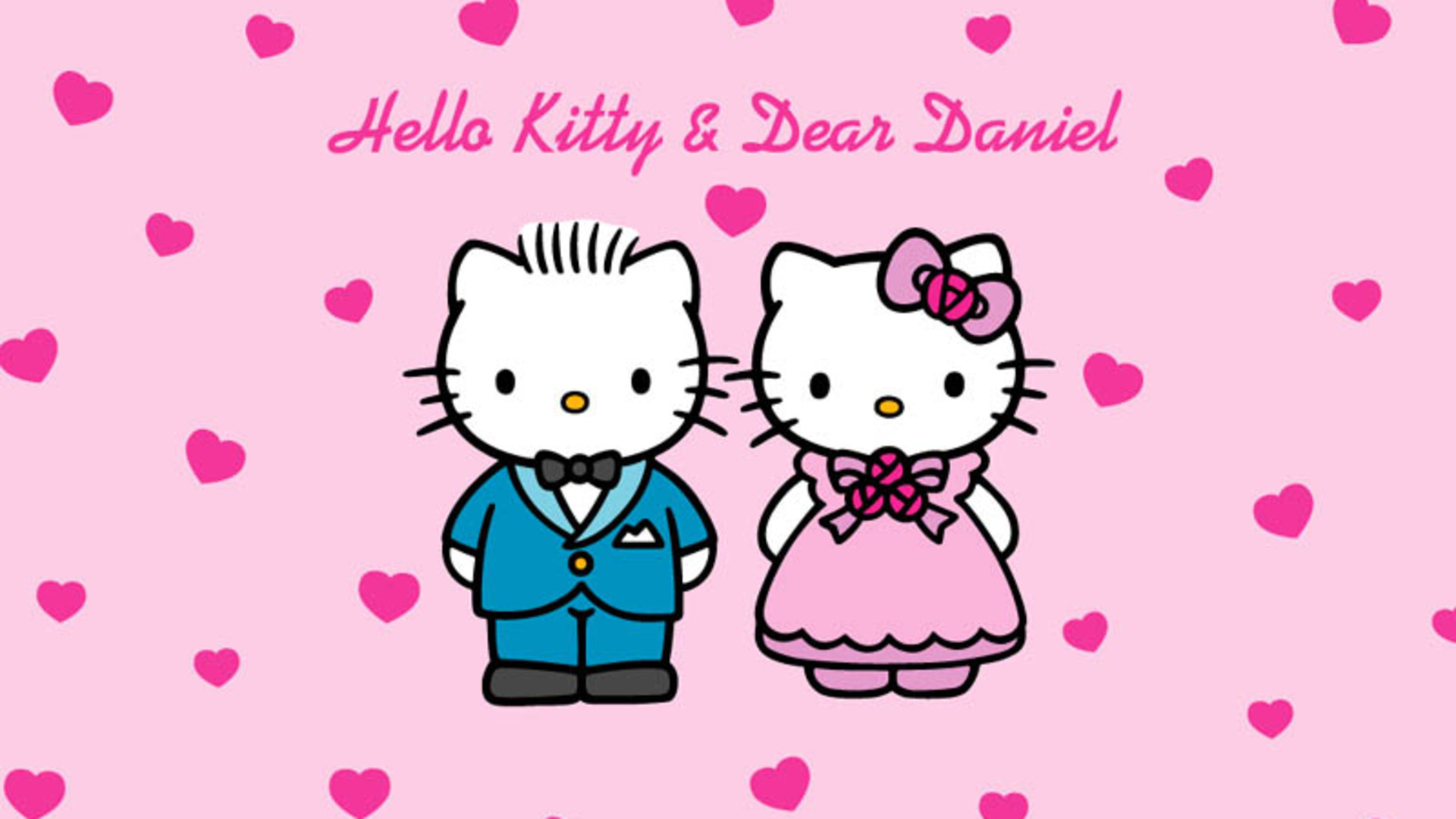 Hello Kitty Wallpaper For Pc - Hello Kitty And Dear Daniel - HD Wallpaper 