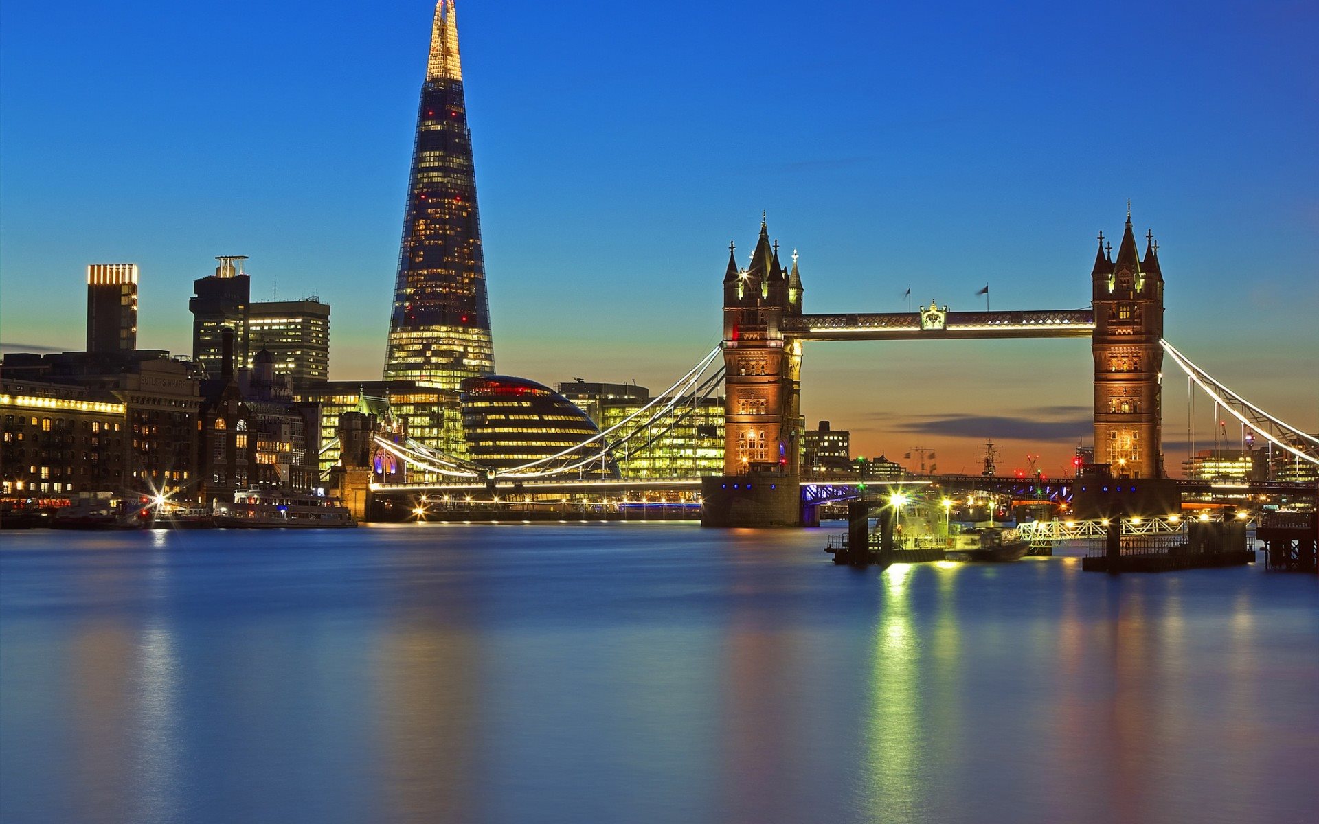 Tower Bridge And Shard - HD Wallpaper 