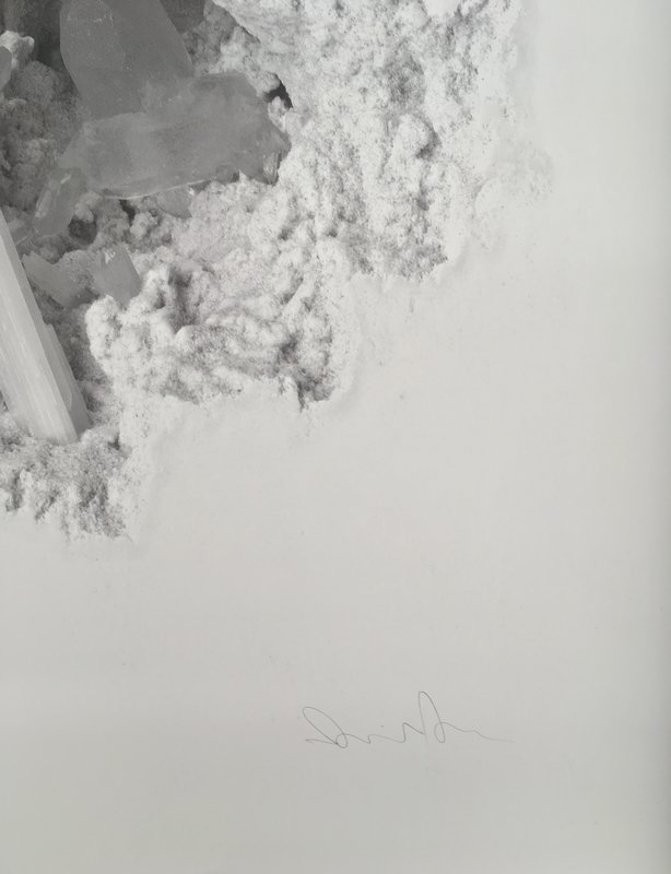 Daniel Arsham, Selenite Erosion Wallpaper - Snow - HD Wallpaper 