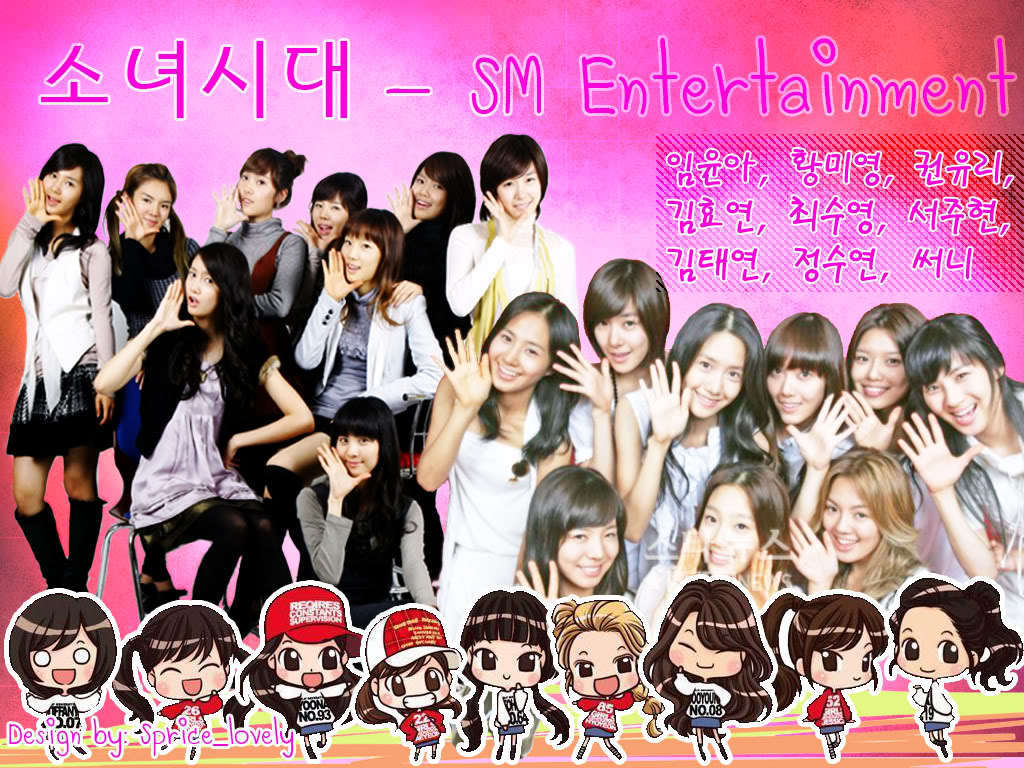 Anime Korean Girls - HD Wallpaper 
