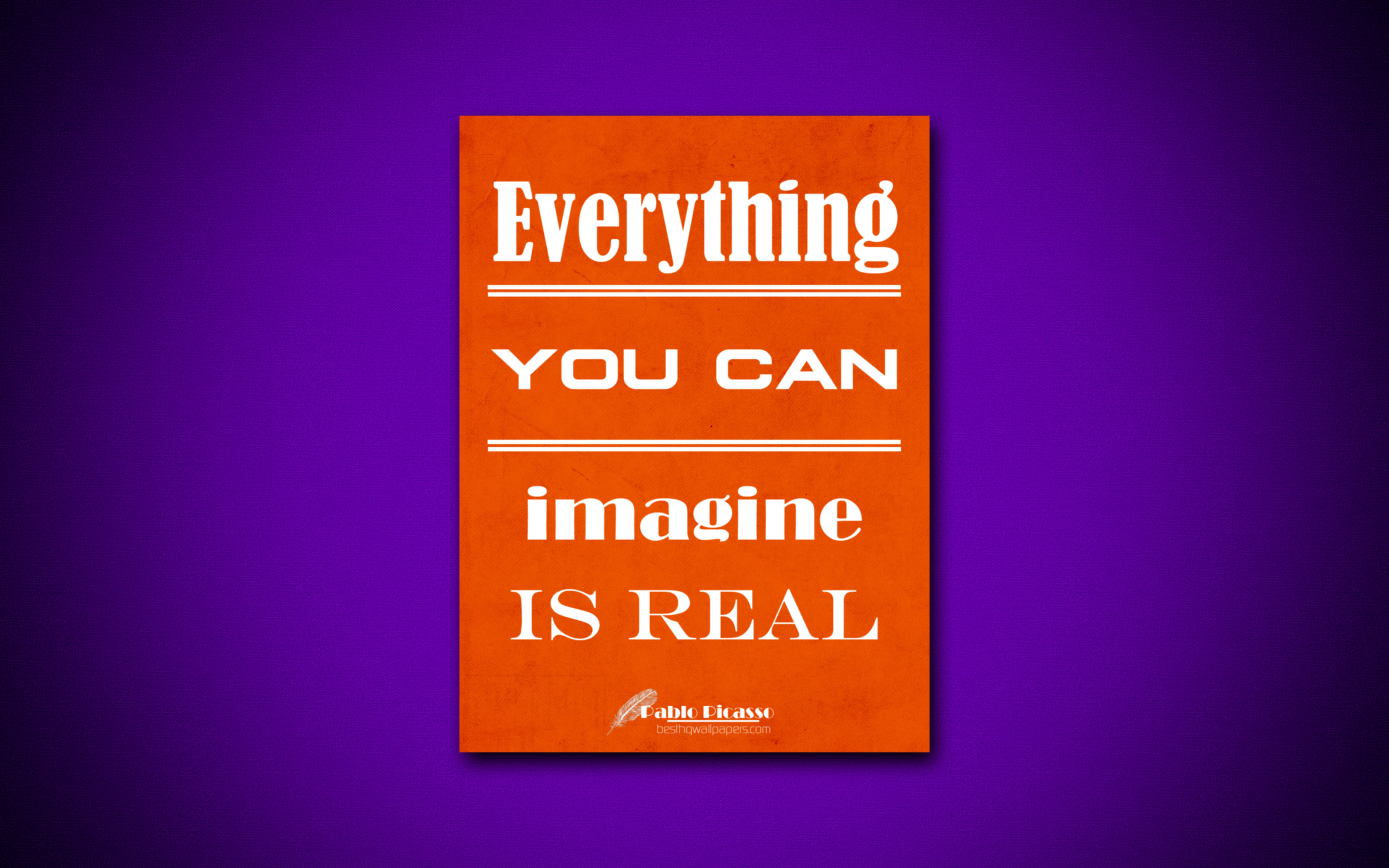 4k, Everything You Can Imagine Is Real, Quotes About - Certainteed Corporation - HD Wallpaper 