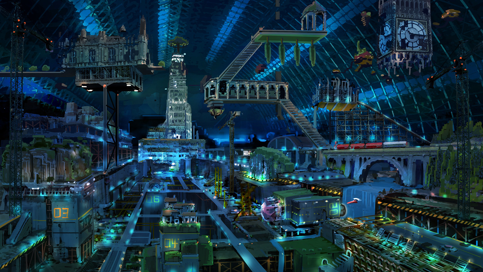 Minecraft Story Mode Terminal Space - HD Wallpaper 