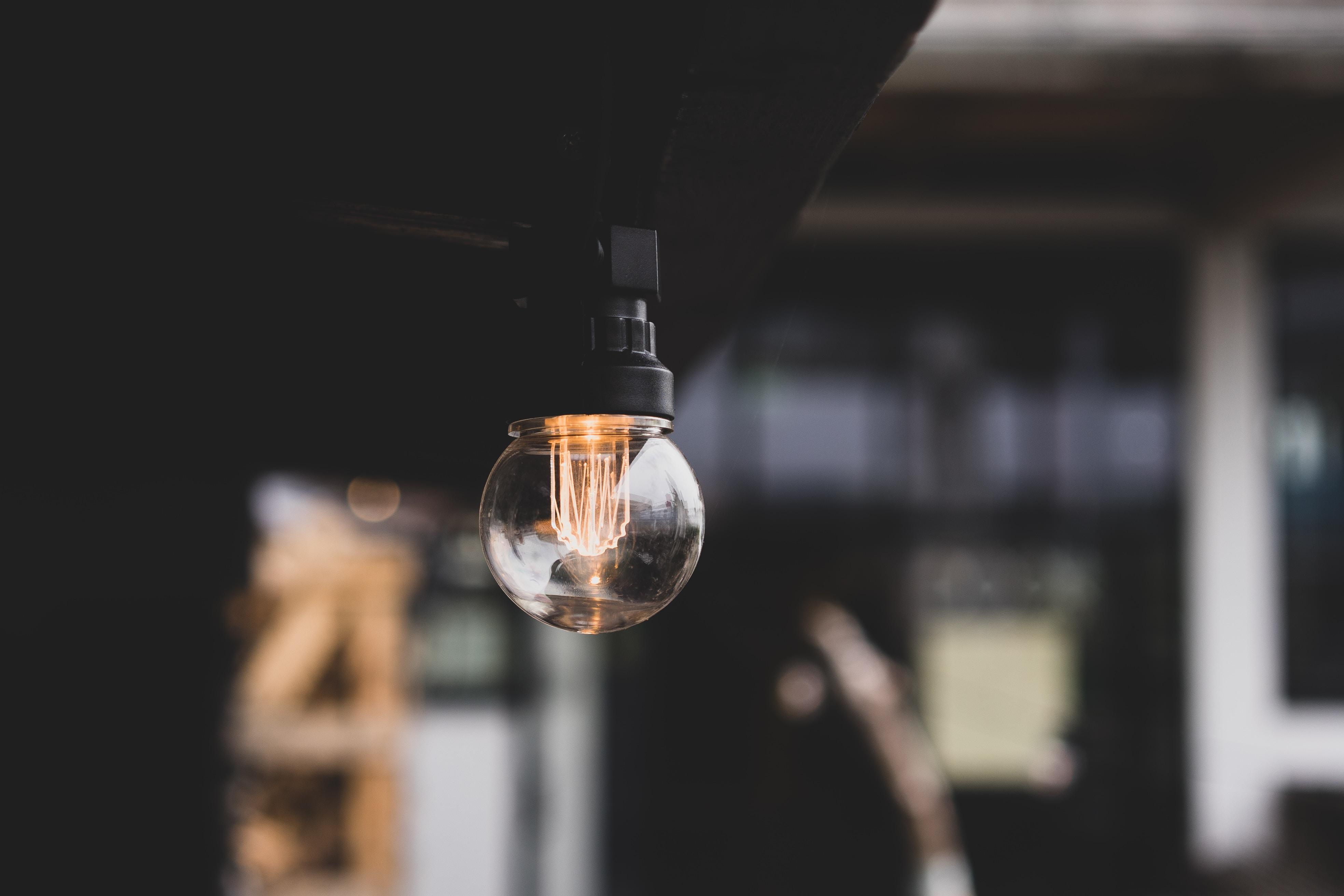 Bola Lampu, Lampu Edison, Cahaya, Cahaya, Listrik - HD Wallpaper 