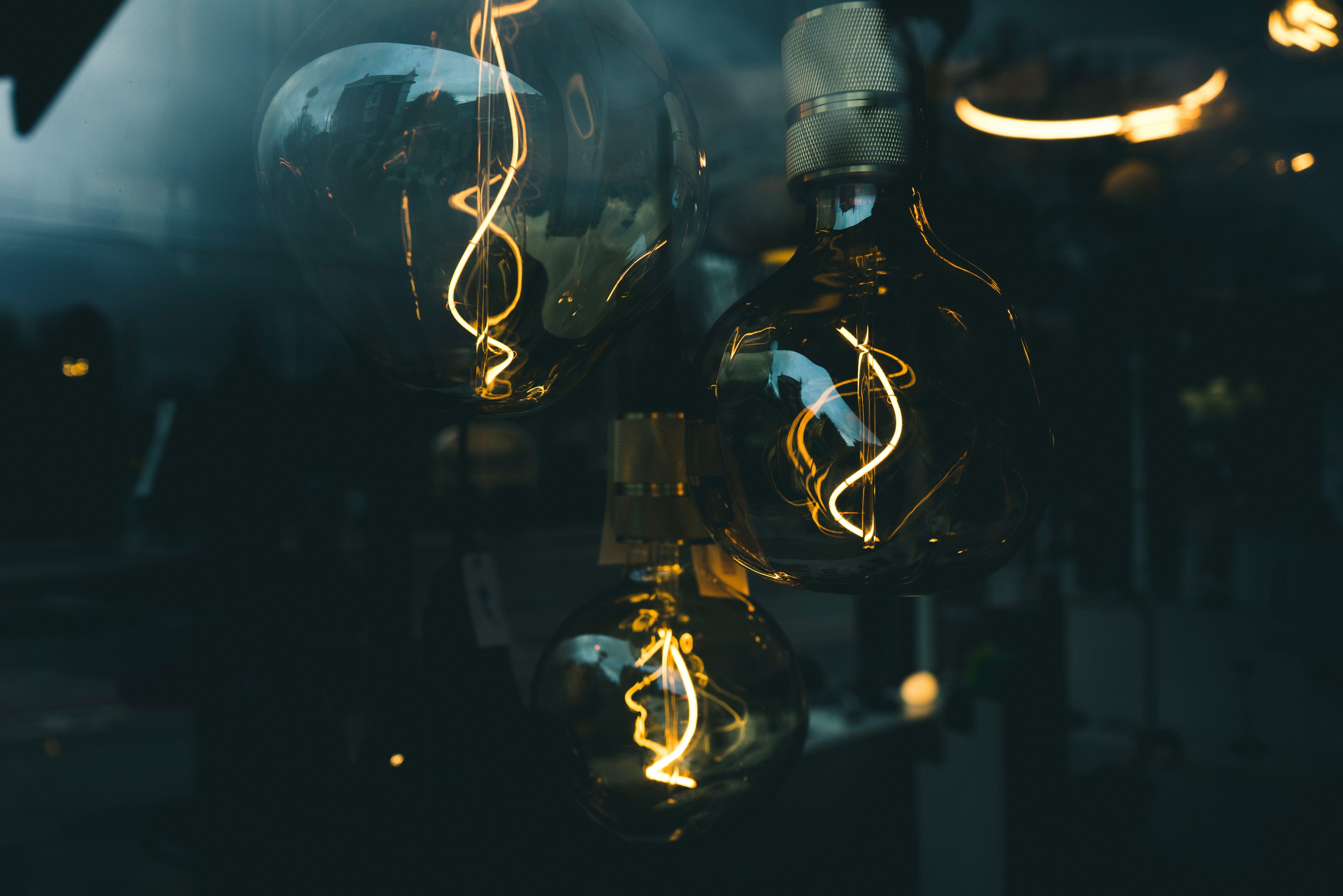 Bola Lampu, Listrik, Cahaya, Pencahayaan, Kaca - Fondos De Pantalla Electricidad - HD Wallpaper 