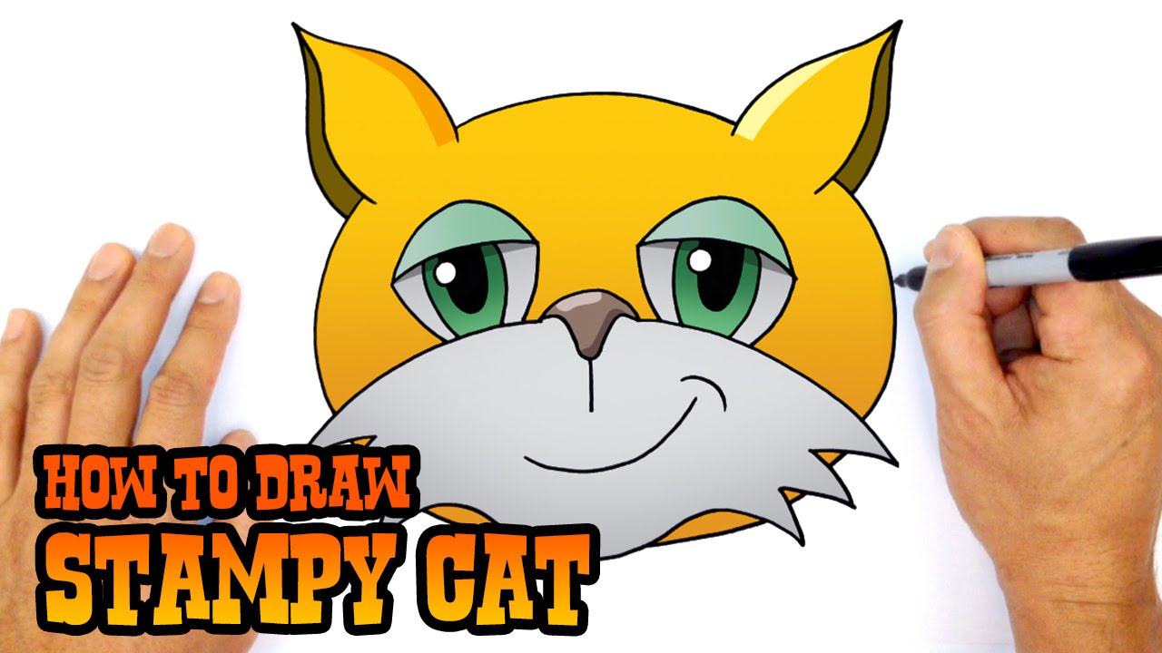 How To Draw Stampy Cat Drawing Lesson - Draw Stampy Cat - HD Wallpaper 