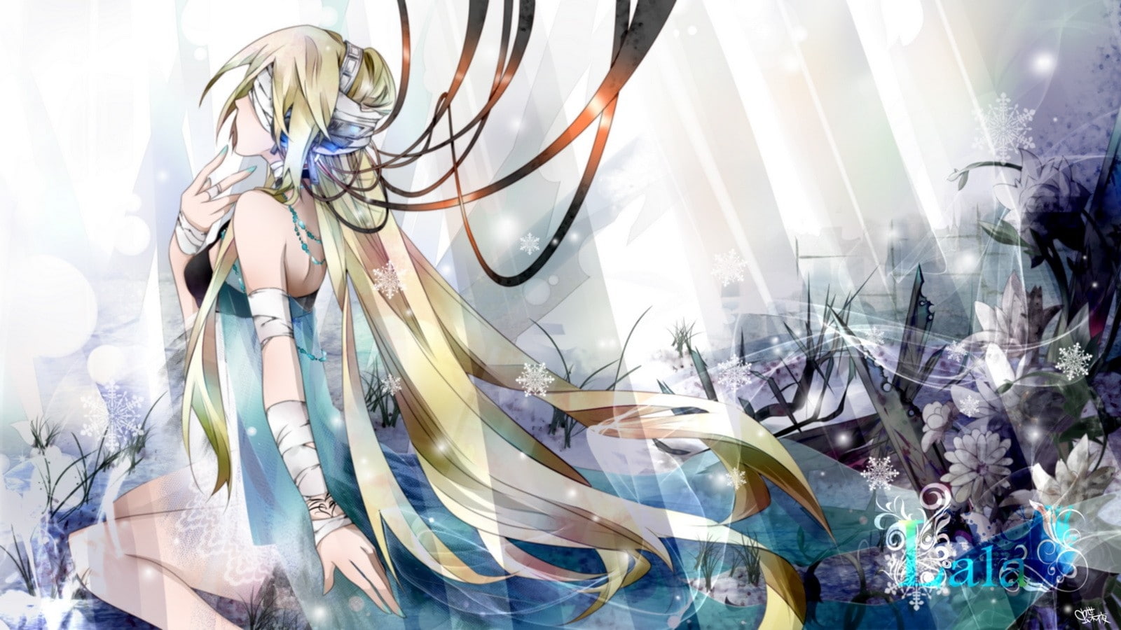 Vocaloid Lily Background - HD Wallpaper 