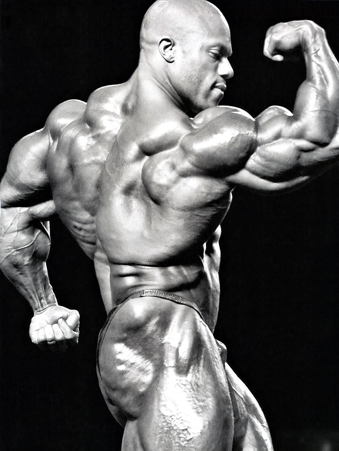 Phil Heath Wallpaper - Phil Heath Back Pose - HD Wallpaper 
