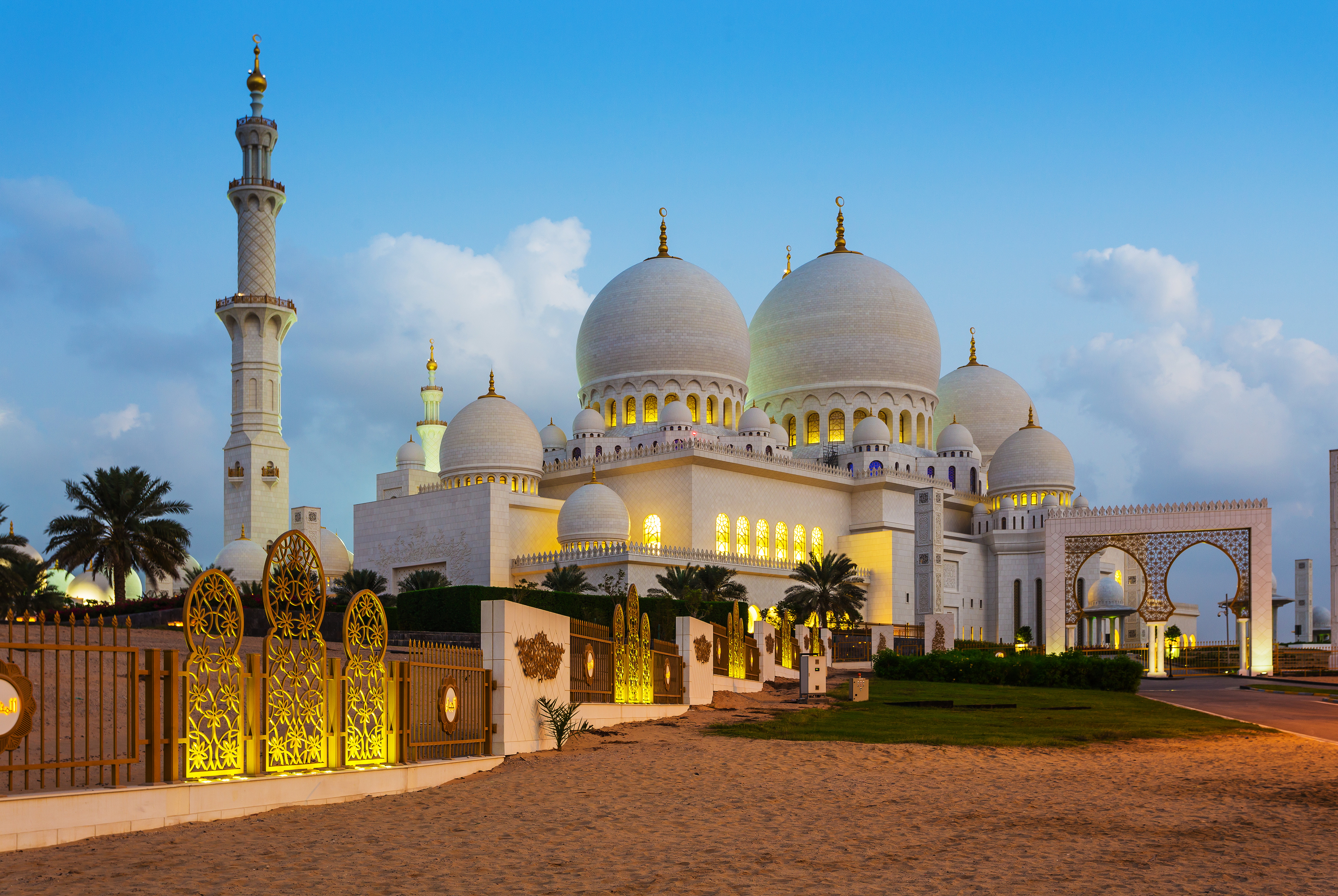 Dubai Mosque - HD Wallpaper 