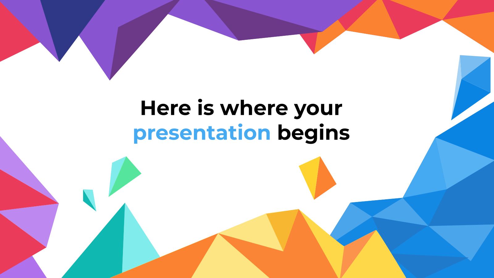 Colorful Template For Powerpoint - HD Wallpaper 
