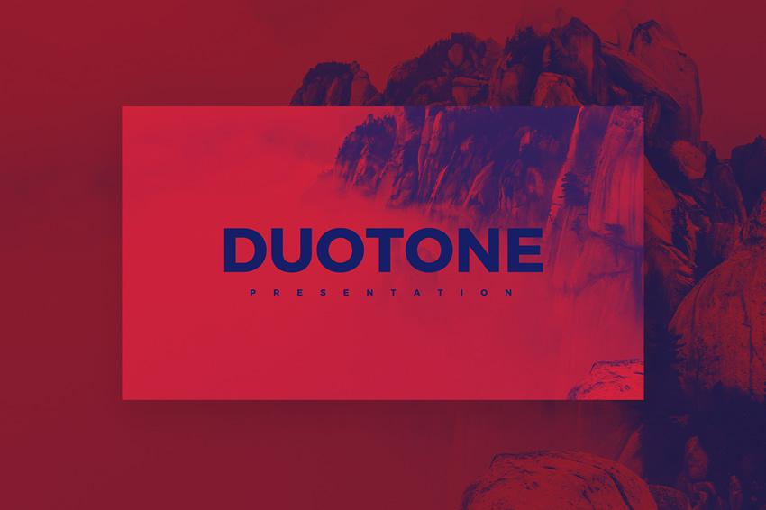 Free Duotone Powerpoint Template - Free Modern Powerpoint Templates 2018 - HD Wallpaper 