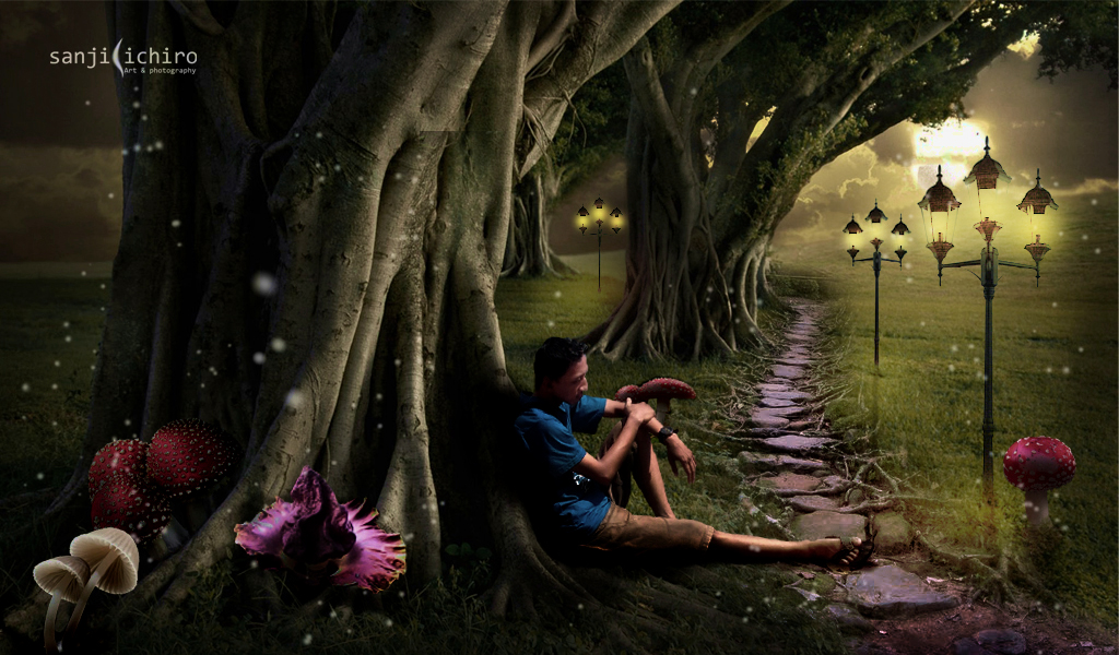 Manipulasi Photoshop Fantasy - HD Wallpaper 