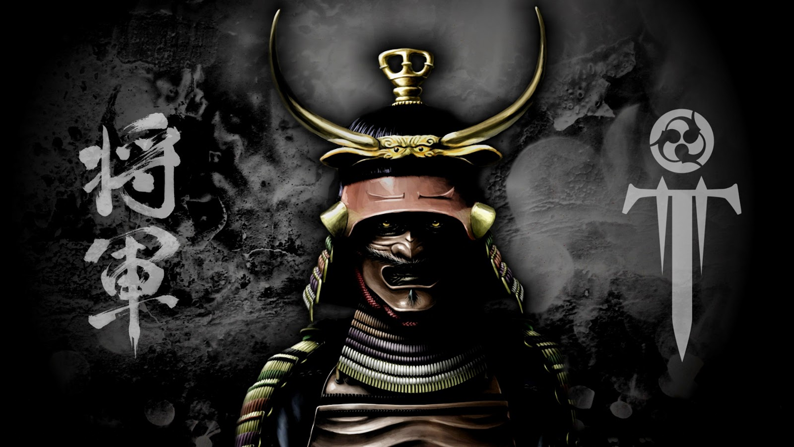 Oni Mask Wallpaper-nulqm58 - Shogun Wallpaper Hd - HD Wallpaper 