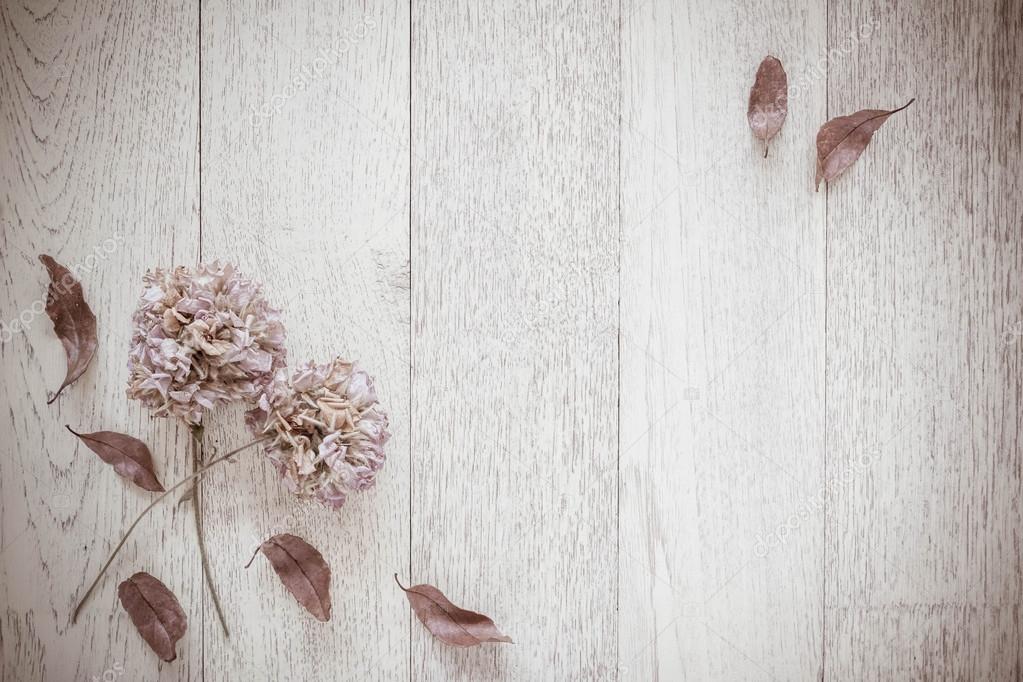 Fondo Vintage Madera Y Flores - HD Wallpaper 