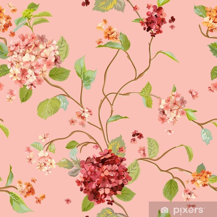 Hortensia Flower For Print - HD Wallpaper 