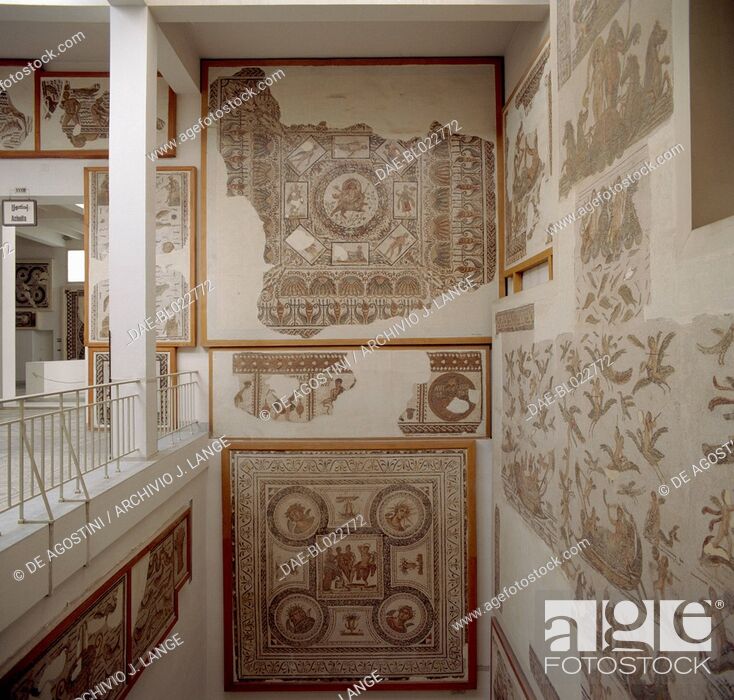 Hall Of Mosaics With Ulysses And The Sirens, Dionysus - Le Bardo - HD Wallpaper 