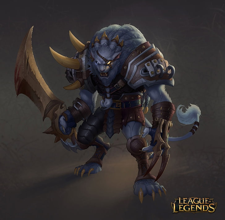League Of Legends Werewolf Champion Wallpaper, Rengar, - Werecat League Of Legends - HD Wallpaper 