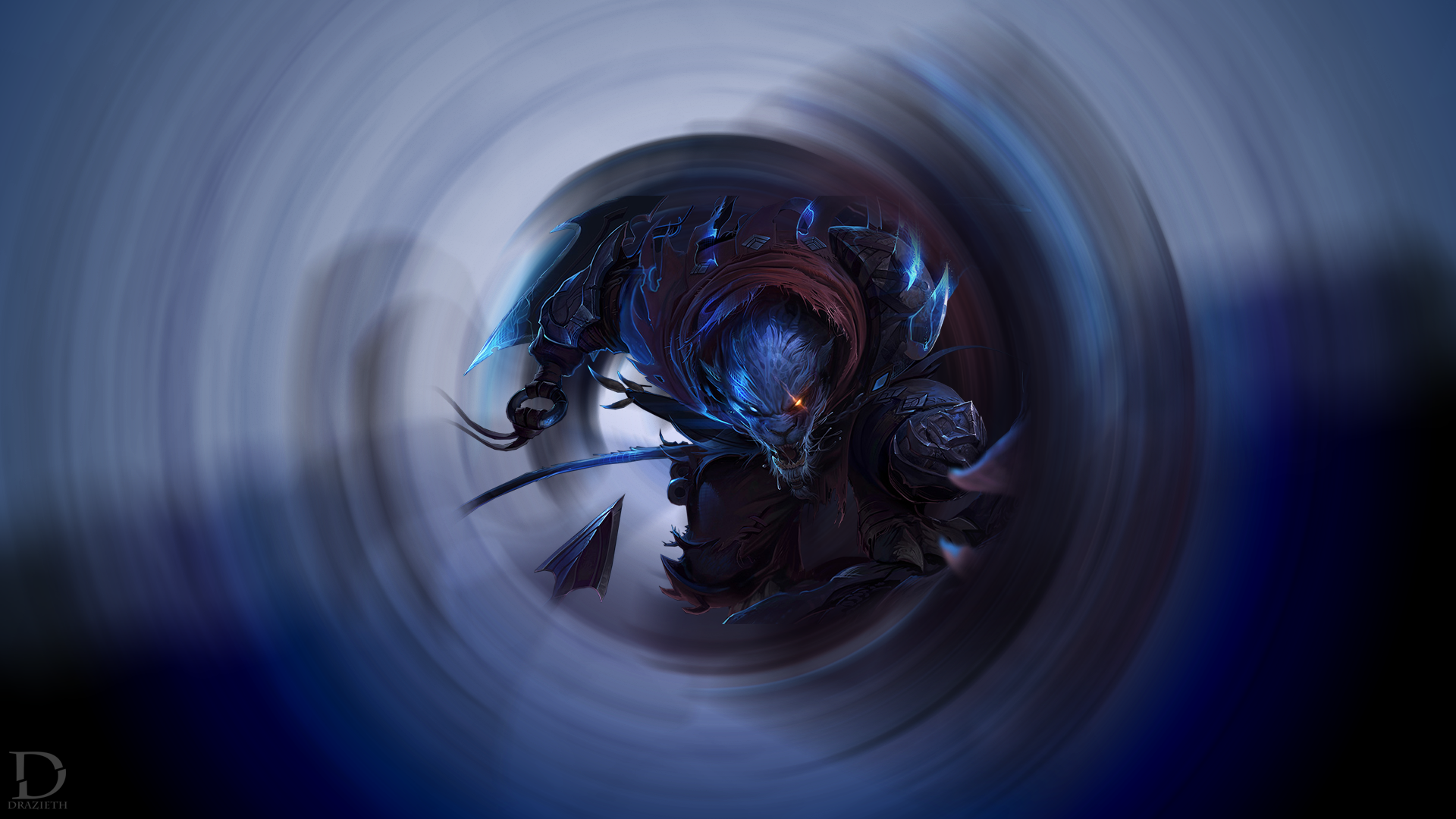 Night Hunter Rengar Wallpaper - Night Hunter Rengar - HD Wallpaper 