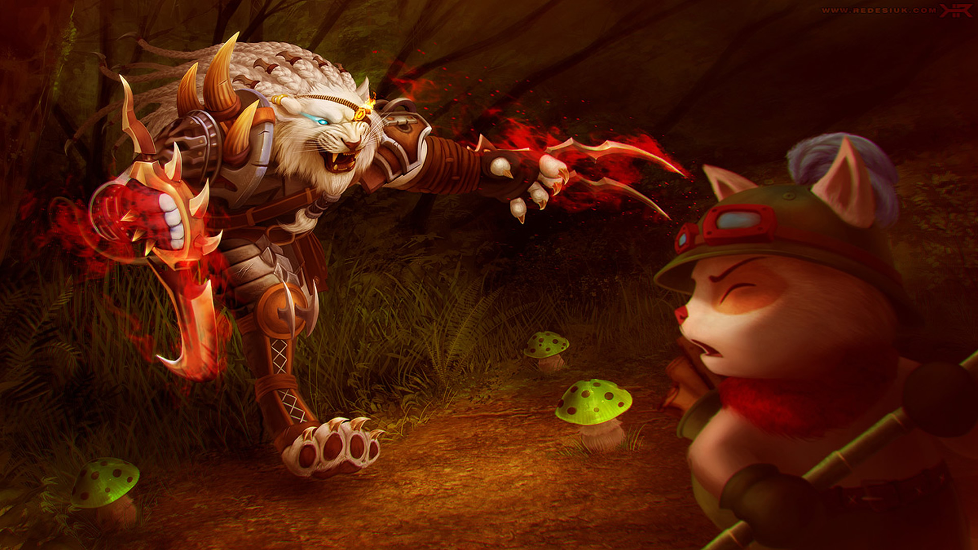 Rengar Teemo - HD Wallpaper 