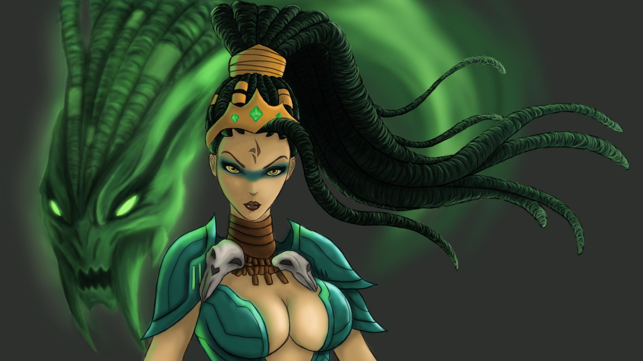 Awesome Nidalee Free Wallpaper Id - League Of Legends Headhunter Nidalee - HD Wallpaper 