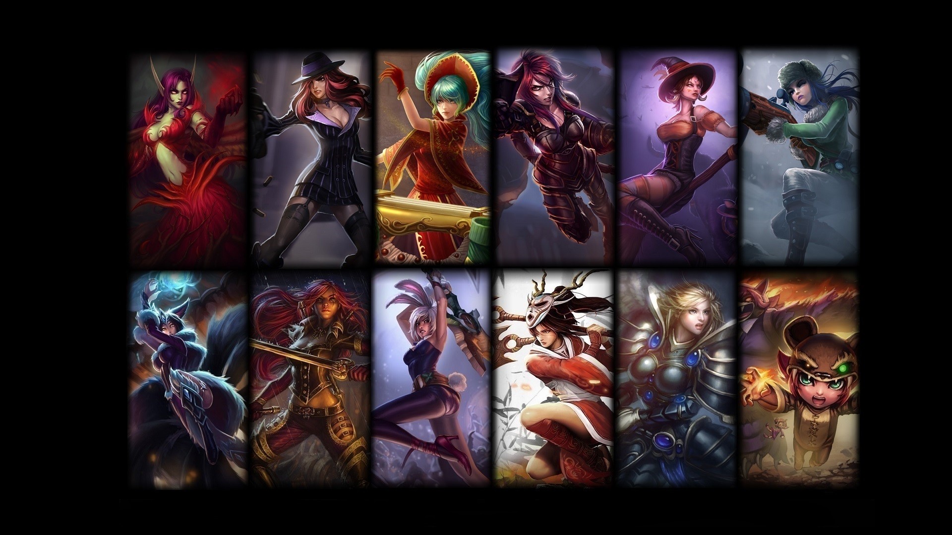 Wallpaper - Katarina Sona Miss Fortune - HD Wallpaper 