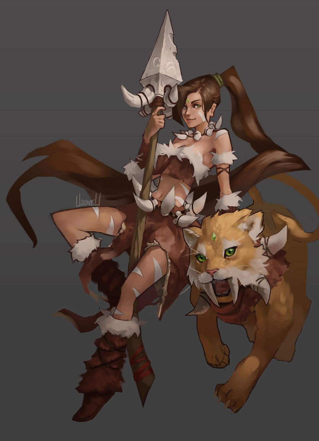 League Of Legends Nidalee Cougar - HD Wallpaper 