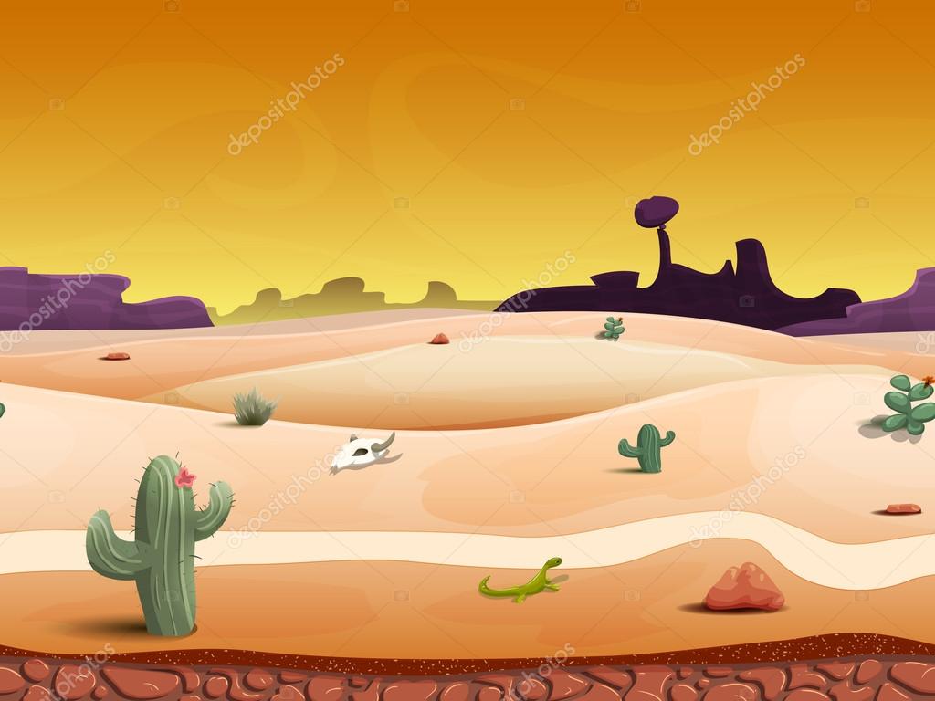 Desert Landscape Clip Art - HD Wallpaper 