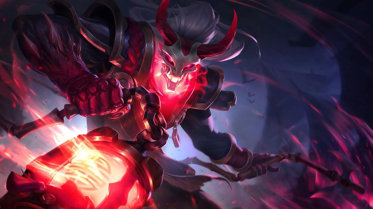 Blood Moon Thresh Wallpaper Hd - HD Wallpaper 