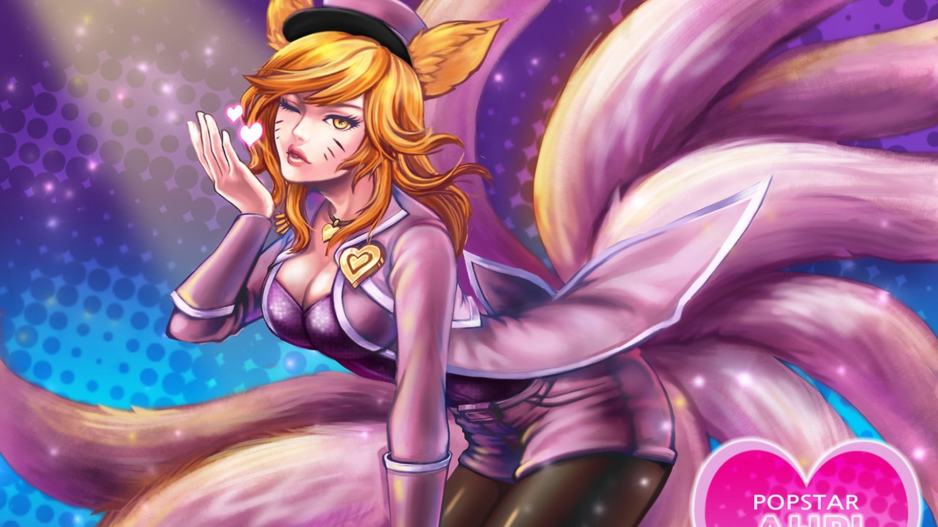 Ahri Wallpaper 1920x1080 - HD Wallpaper 