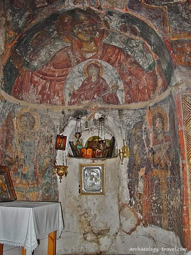 An Apse With The Figure Of St Anne And The Virgin In - Interior Design - HD Wallpaper 