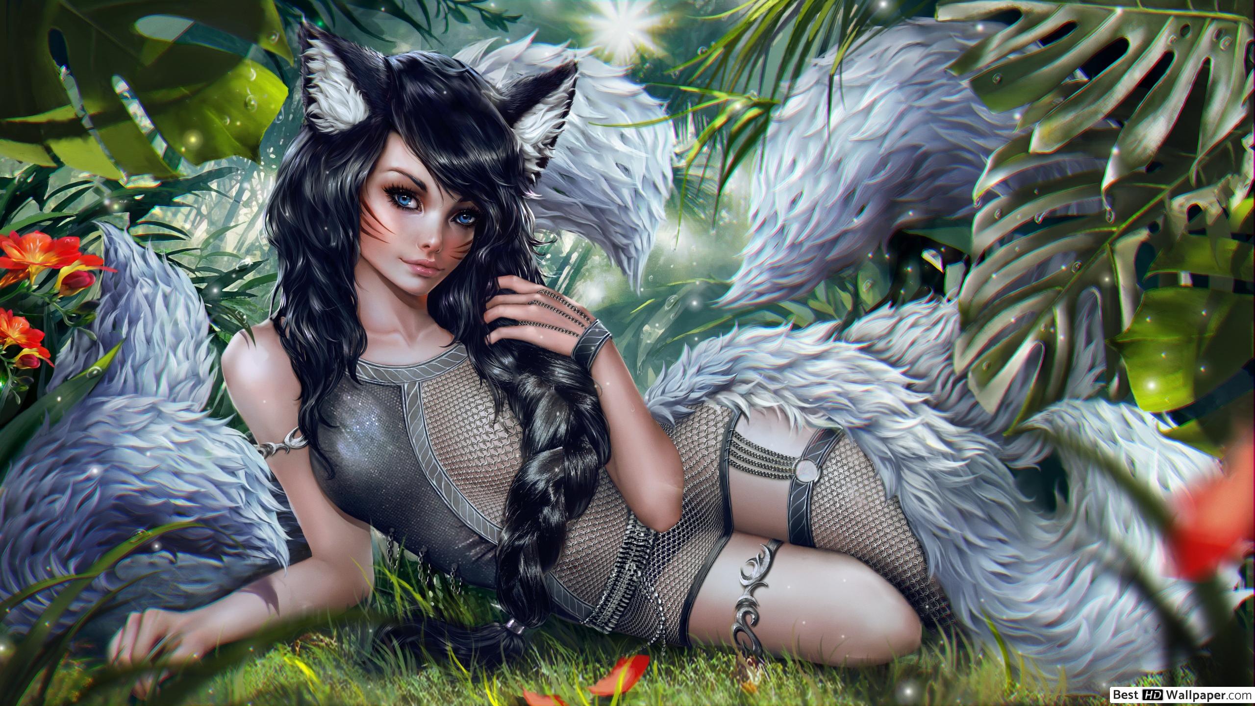 Ahri Beautiful League Of Legends - HD Wallpaper 