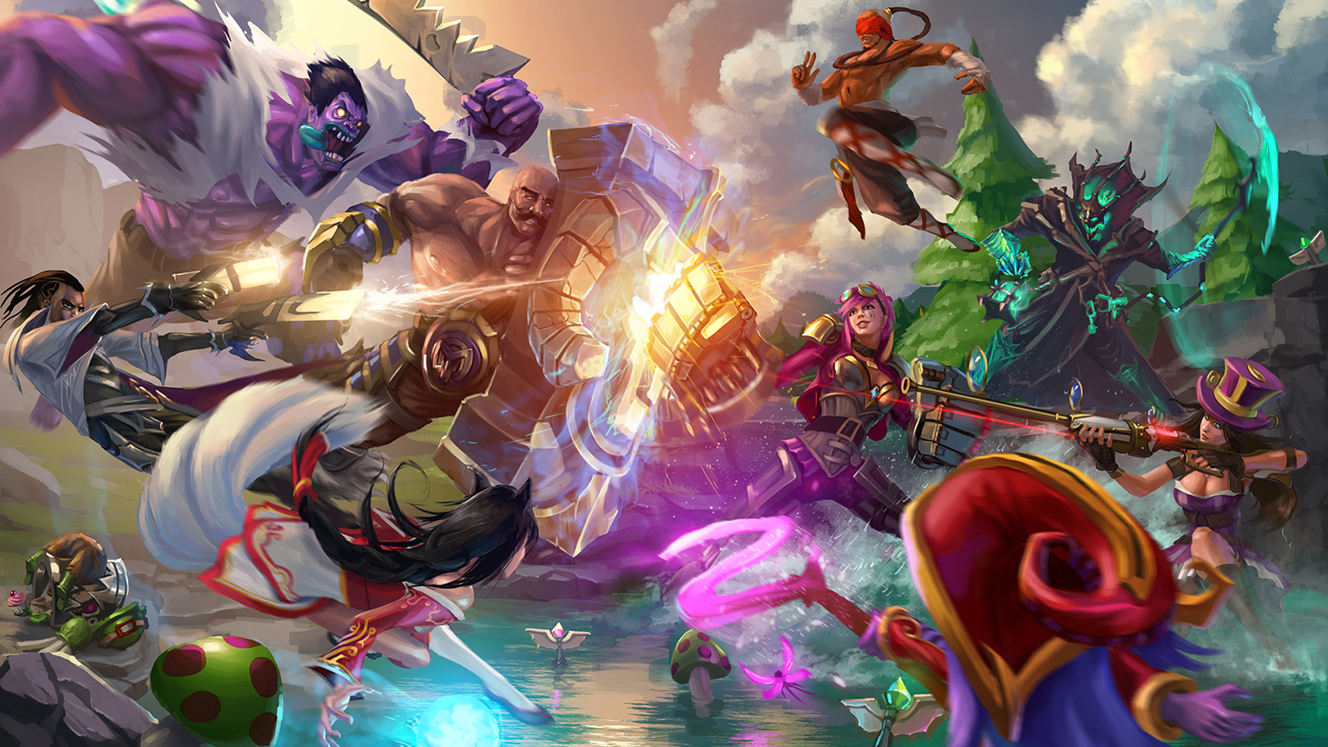 League Of Legends Wallpaper Fan Art - HD Wallpaper 