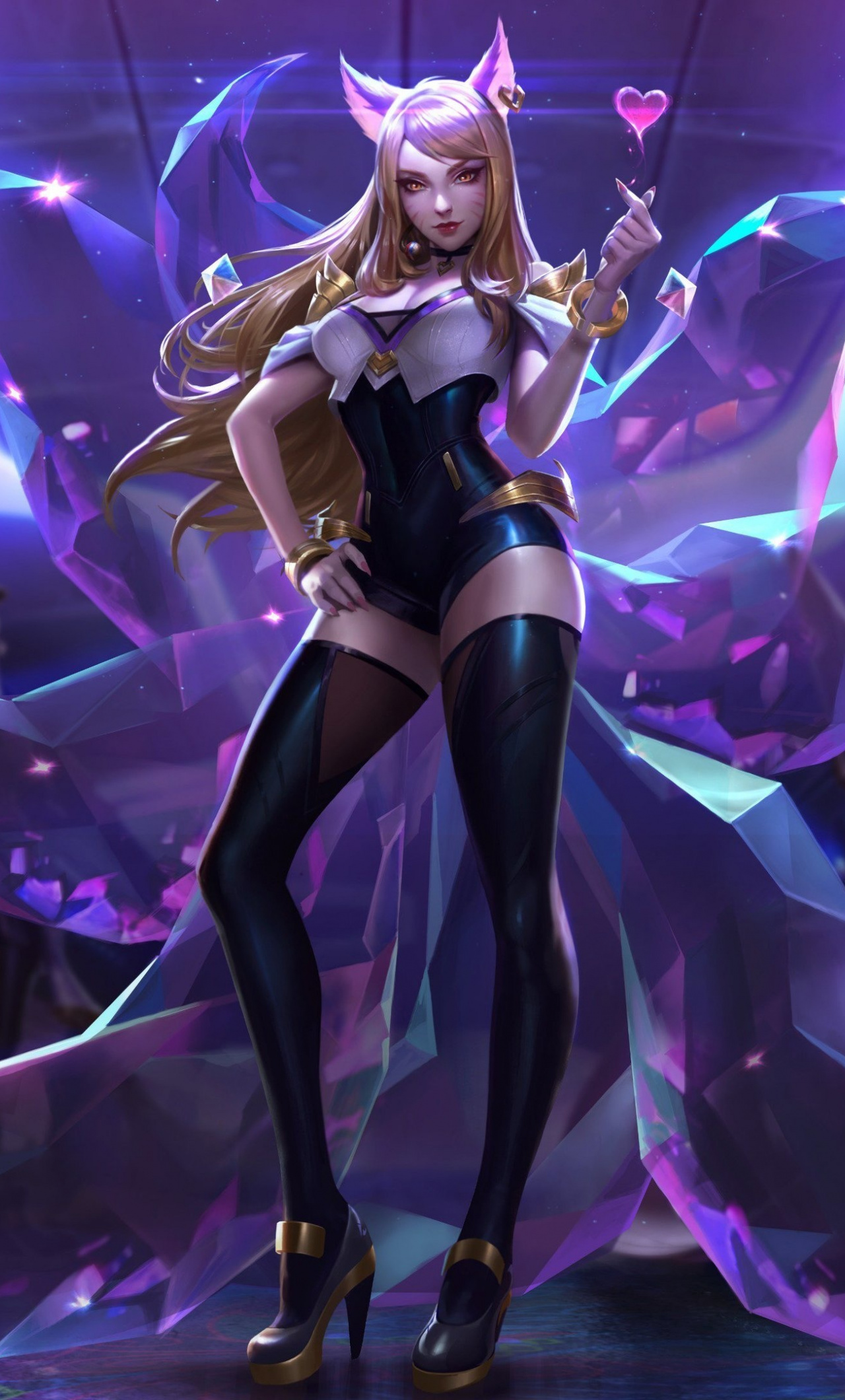 Elf, Ahri, Hot Character, League Of Legends, Online - HD Wallpaper 