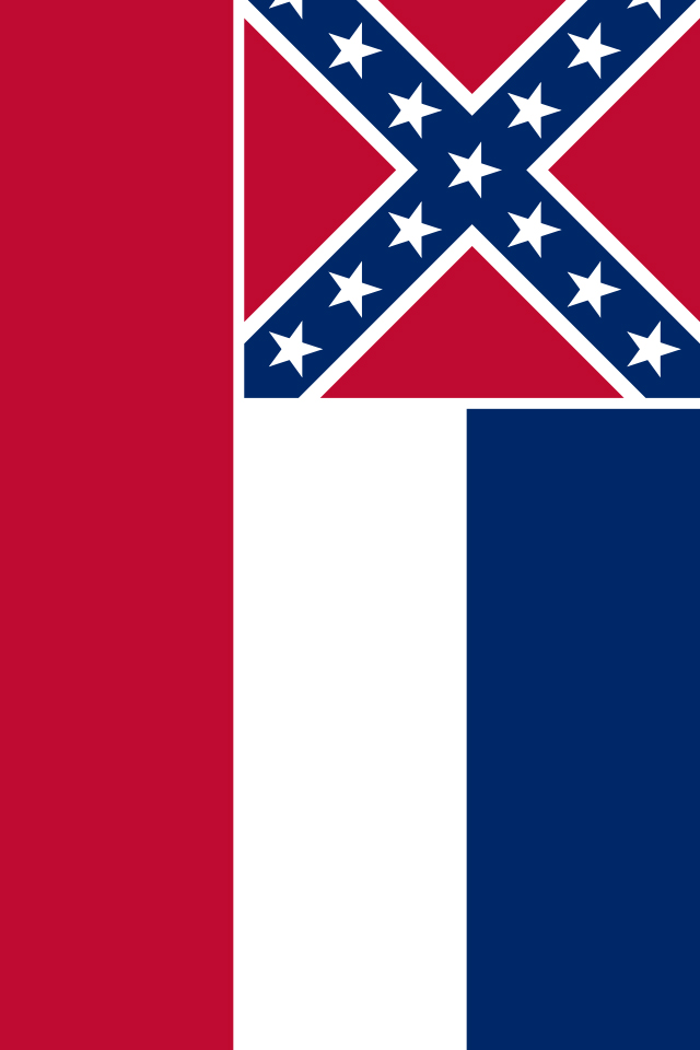 Mississippi Wallpaper - Mississippi State Flag Iphone - HD Wallpaper 