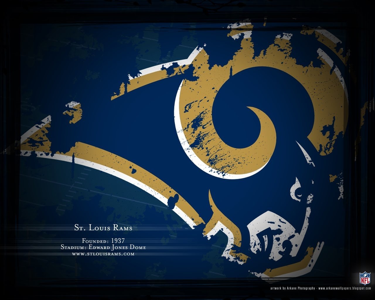 Logo Wallpaper Los Angeles Rams - HD Wallpaper 