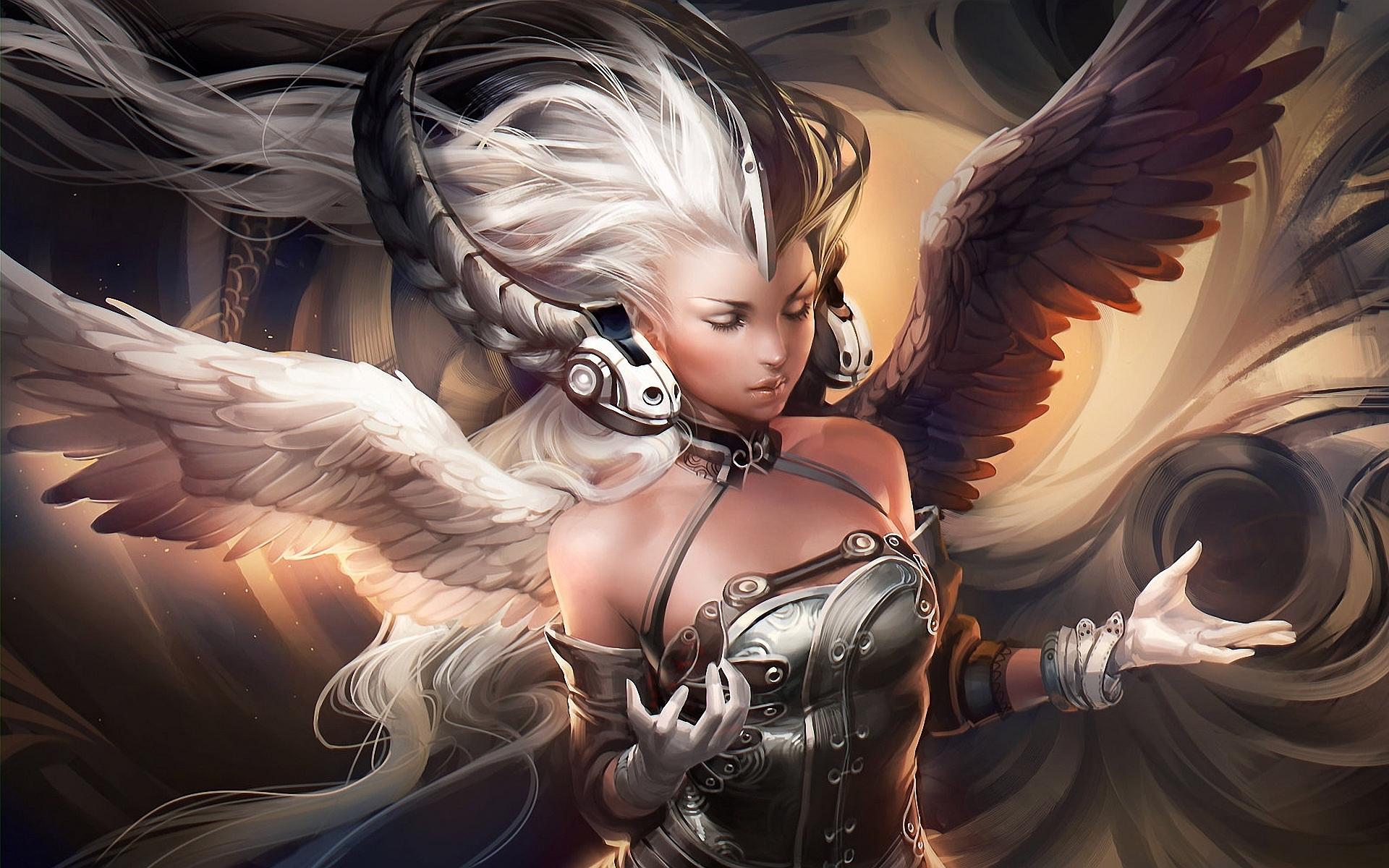 Fantasy Sci Fi Angel - HD Wallpaper 