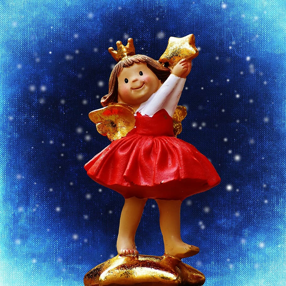 Schutzengelchen, Angel, Figure, Cute, Ceramic, Art, - HD Wallpaper 