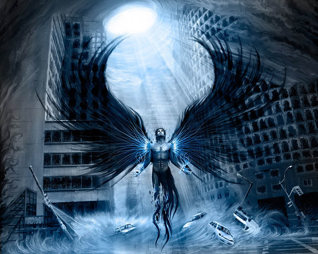 Angels Fury - Dark Angel - HD Wallpaper 