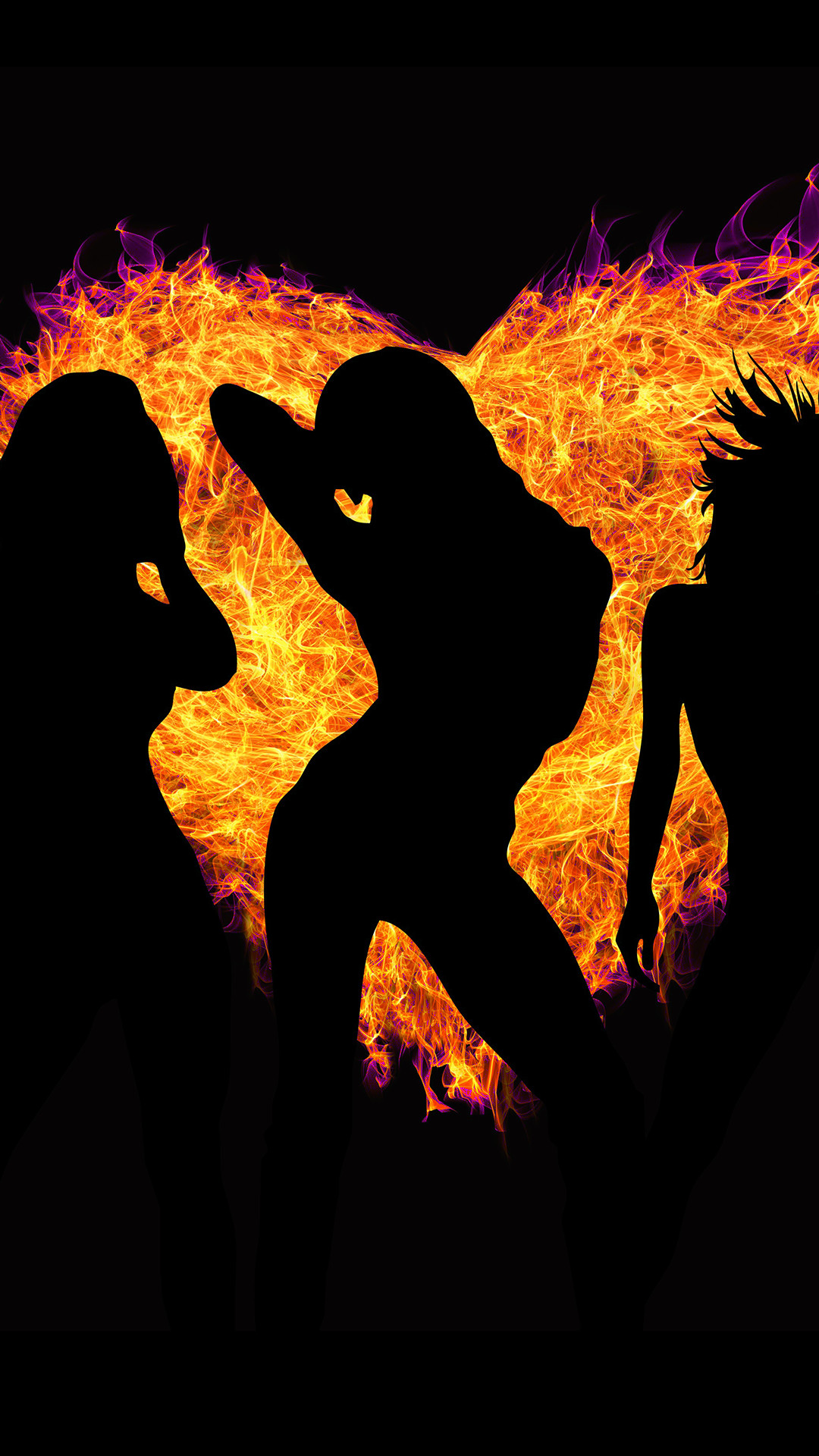 1080x1920, Flaming Angels 1080 X 1920 Fhd Wallpaper - Passion Heart - HD Wallpaper 