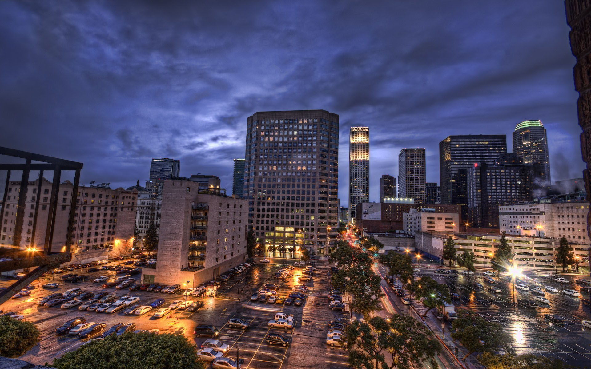 Downtown Los Angeles Wallpaper 1920x1200, - Downtown La - HD Wallpaper 