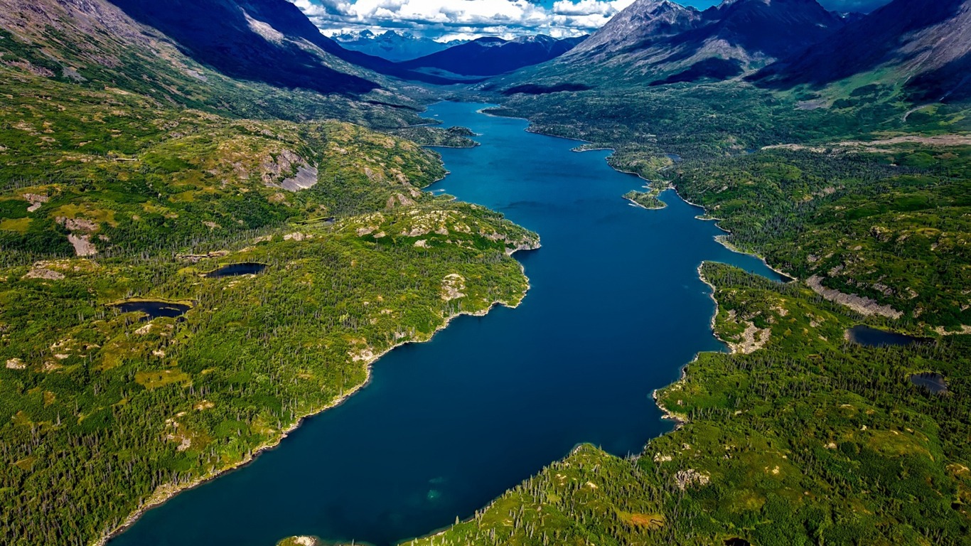 Valley Alaska-nature High Quality Hd Wallpaper2016 - Bodies Of Water Oklahoma - HD Wallpaper 