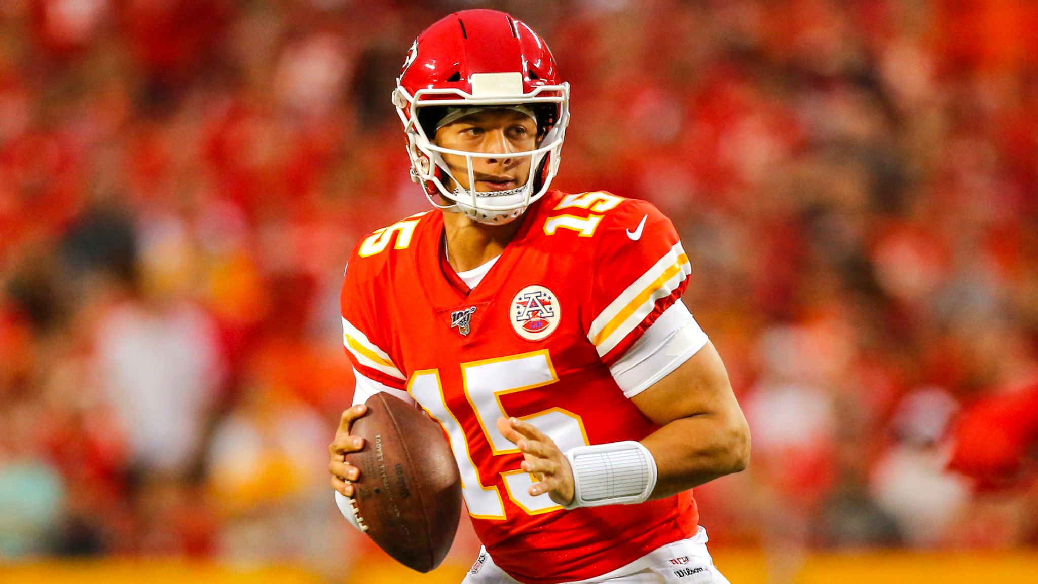 Kansas City Chiefs Quarterback Patrick Mahomes Was - Raiders Vs Chiefs 2019 - HD Wallpaper 