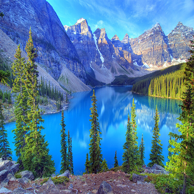 Rocky Mountains Canada - HD Wallpaper 