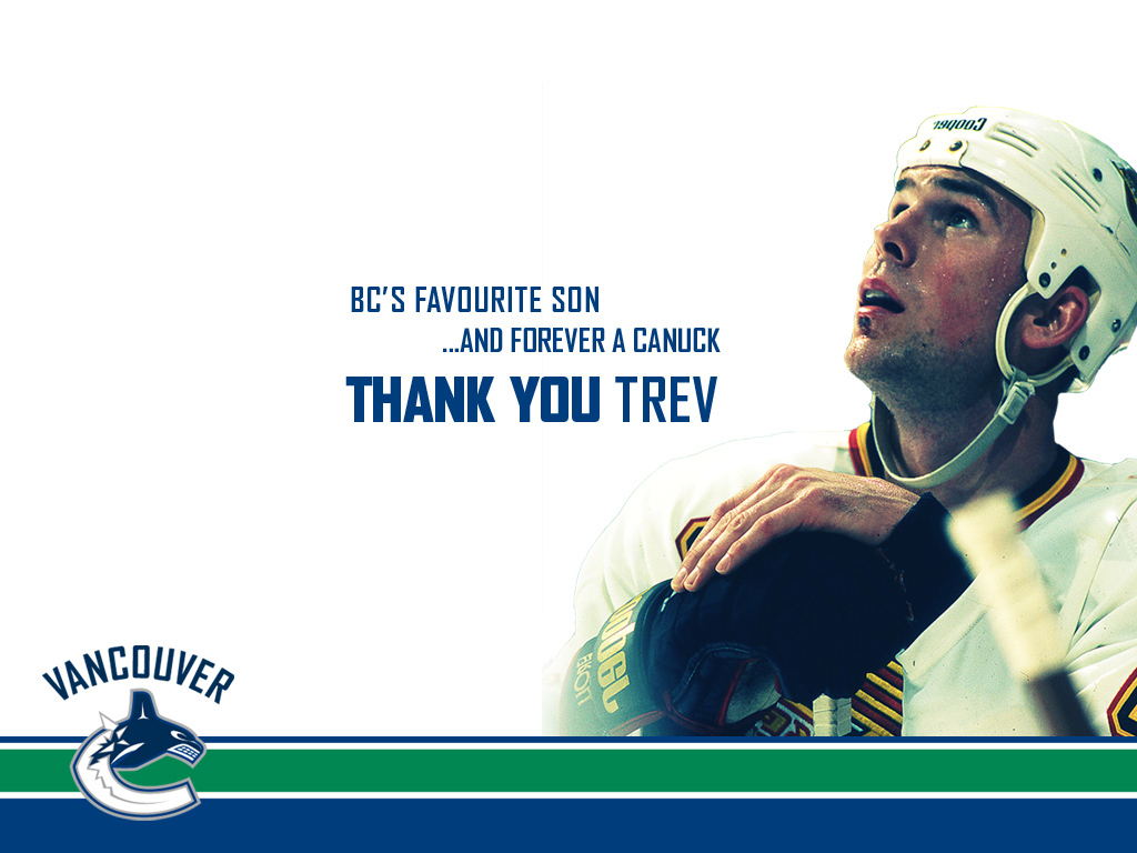 Thank You Trev - Vancouver Canucks Wallpaper 2017 18 Hd - HD Wallpaper 