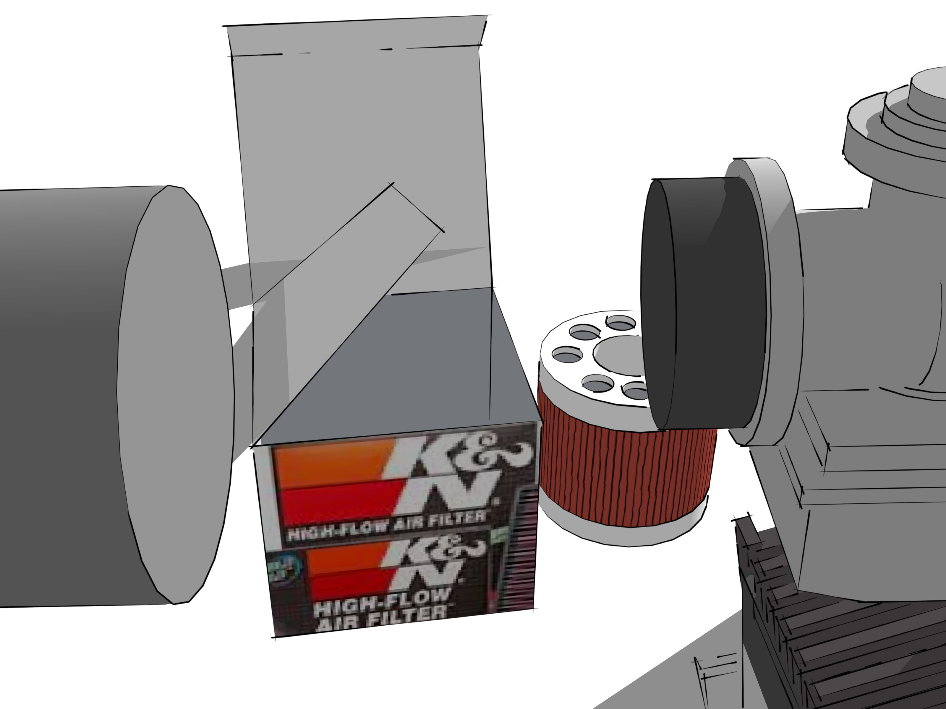 Image Titled Make Your Canadian Tire Minibike Do Over - Illustration - HD Wallpaper 