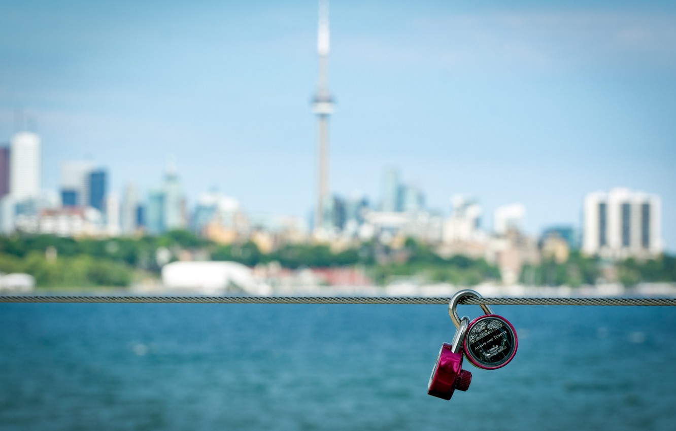 Photo Wallpaper Summer, Love, Canada, Skyline, Sky, - Toronto Romantic - HD Wallpaper 