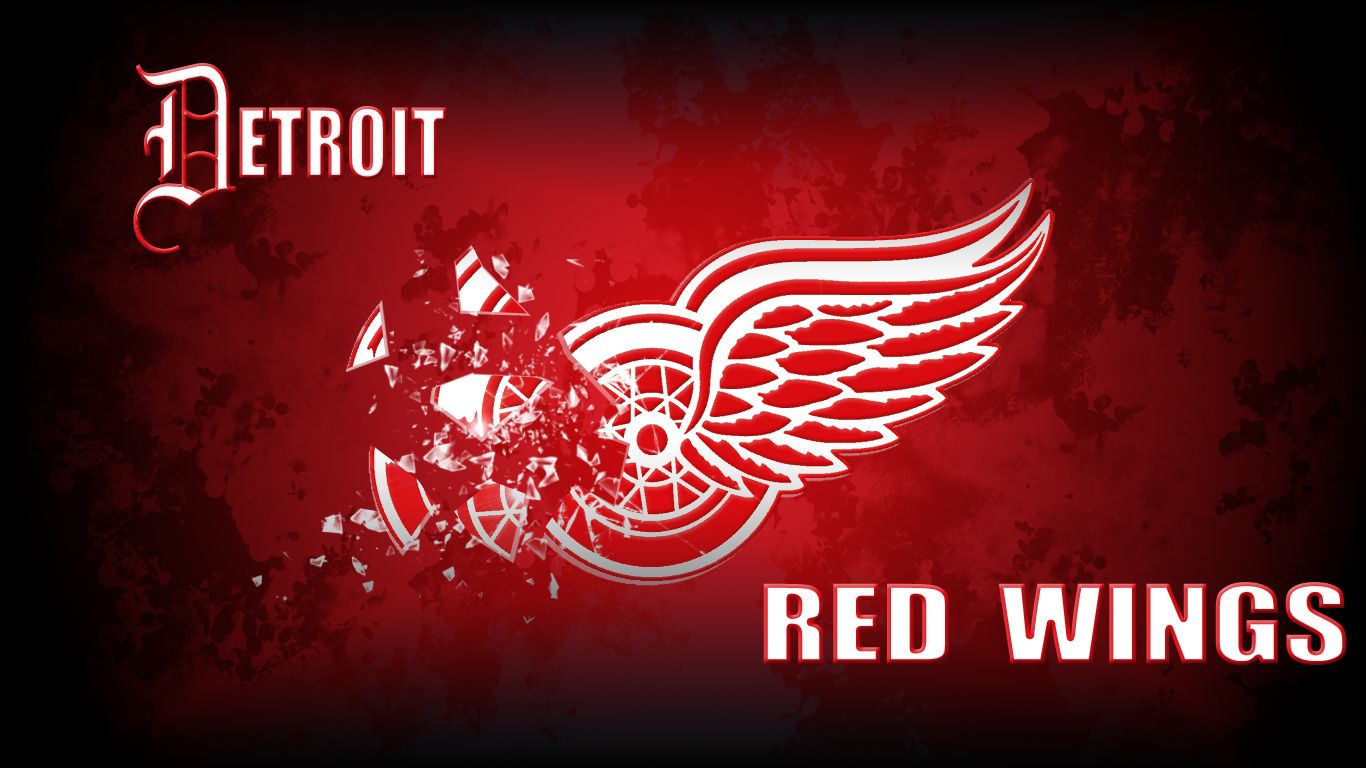 Hockey Red Wings Backgrounds - HD Wallpaper 
