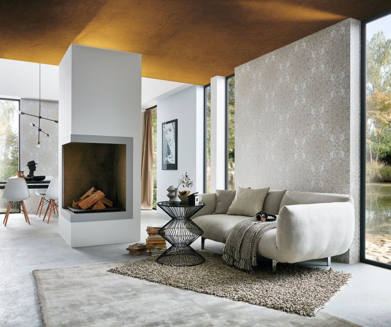 Wood Effect Wallpaper Ceiling - HD Wallpaper 