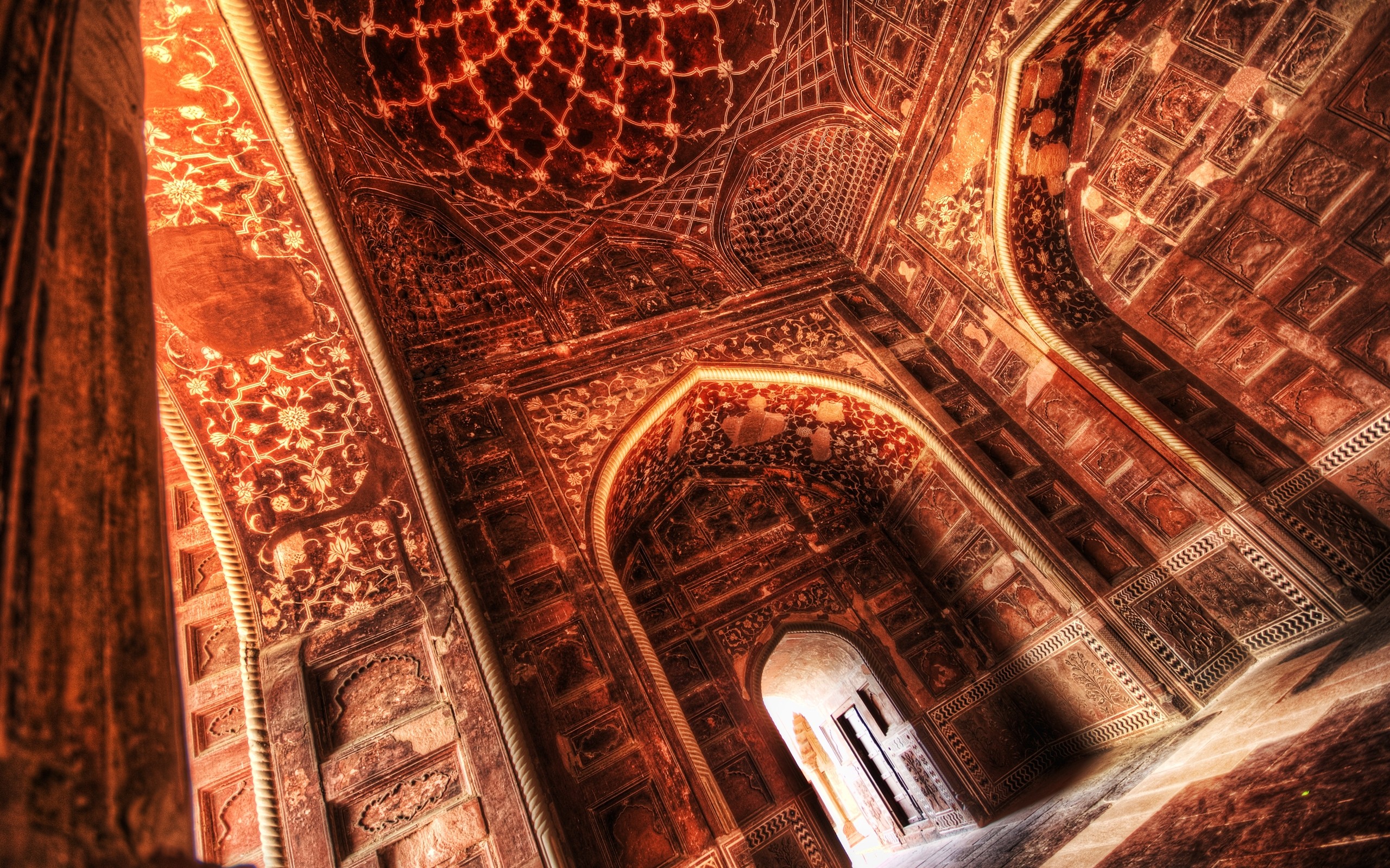Wallpaper - Indian Architecture Interior - HD Wallpaper 