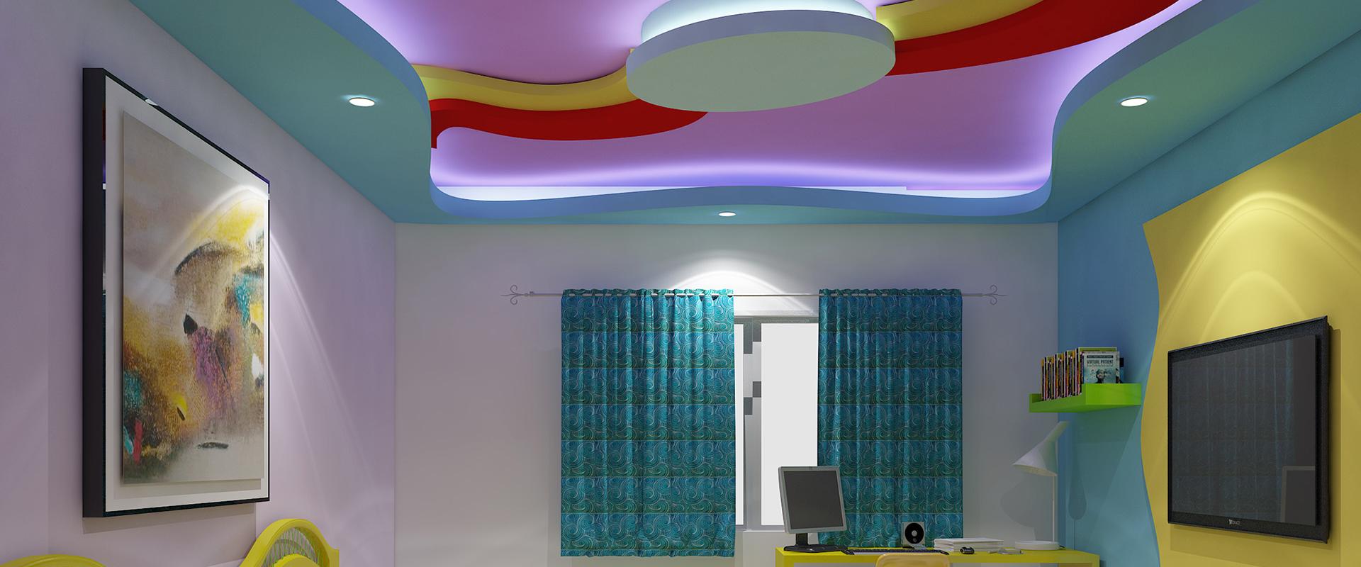 10 - False Ceiling Colour Ideas - HD Wallpaper 